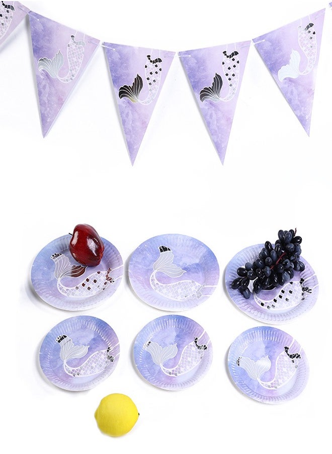 ZCM-HAPPY - 90 Piece Hot Stamped Disposable Tableware Set for Special Occasions - Image 1