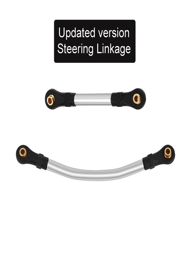 Pothyes Stainless Steel Steering Links and High Clearance Body Chassis Link Set for Redcat Ascent-18 1/18 RC Crawler Metal Upgrade - Image 2