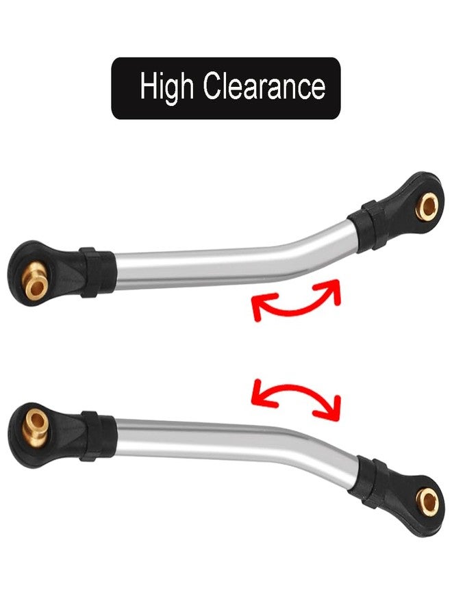 Pothyes Stainless Steel Steering Links and High Clearance Body Chassis Link Set for Redcat Ascent-18 1/18 RC Crawler Metal Upgrade - Image 5