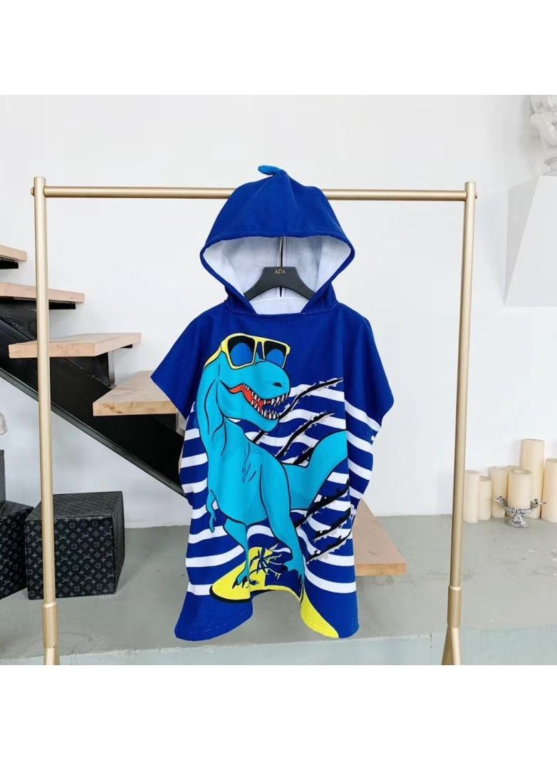 Loquat Cartoon Printed With Hood Fine Fiber Cloaks Bath Towels