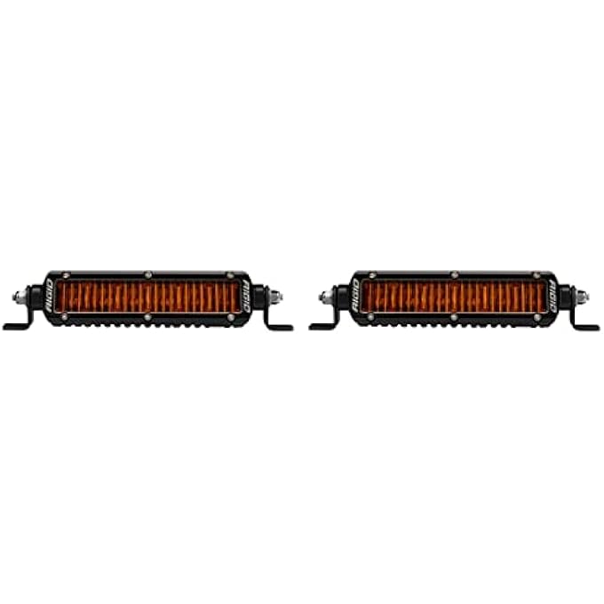 RIGID Industries SrSeries Sae 6 Inch With Amber Pro Lens  Pair - Image 2
