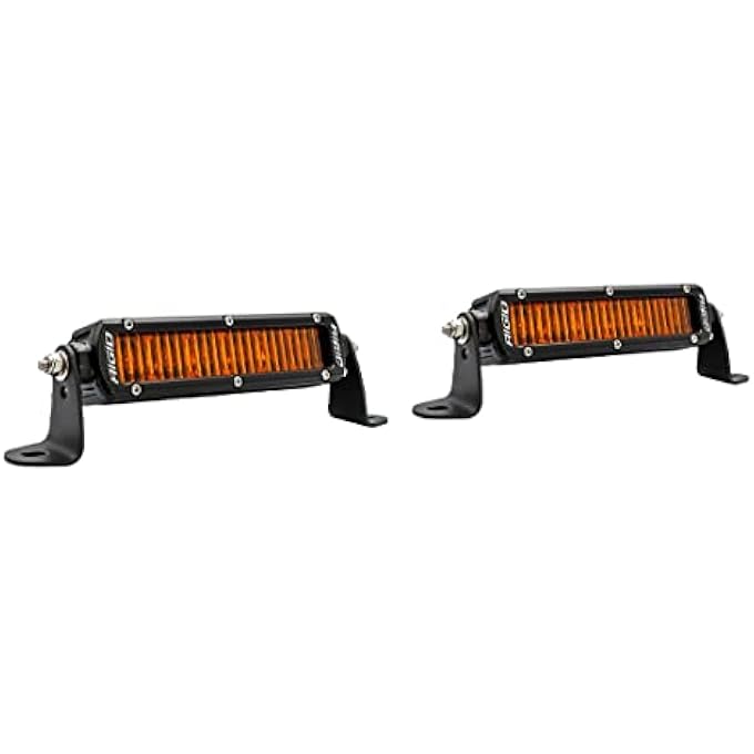 RIGID Industries SrSeries Sae 6 Inch With Amber Pro Lens  Pair - Image 1