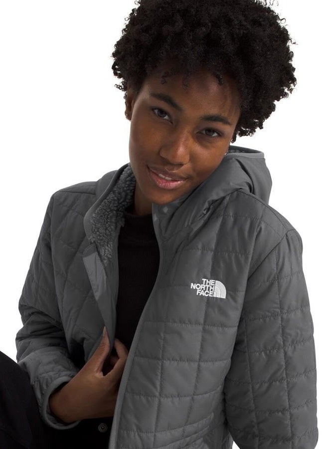 THE NORTH FACE Women's Junction Insulated Parka | Winter Jacket Packed with Insulation, Water Repellent Finish & Secure Zip Hand Pockets, Smoked Pearl, X-Small - Image 5