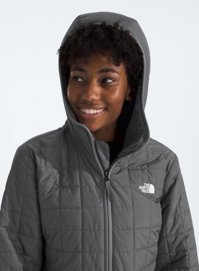 THE NORTH FACE Women's Junction Insulated Parka | Winter Jacket Packed with Insulation, Water Repellent Finish & Secure Zip Hand Pockets, Smoked Pearl, X-Small - Image 3