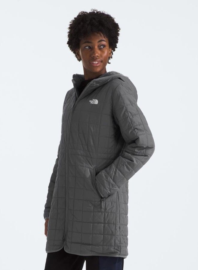 THE NORTH FACE Women's Junction Insulated Parka | Winter Jacket Packed with Insulation, Water Repellent Finish & Secure Zip Hand Pockets, Smoked Pearl, X-Small - Image 2