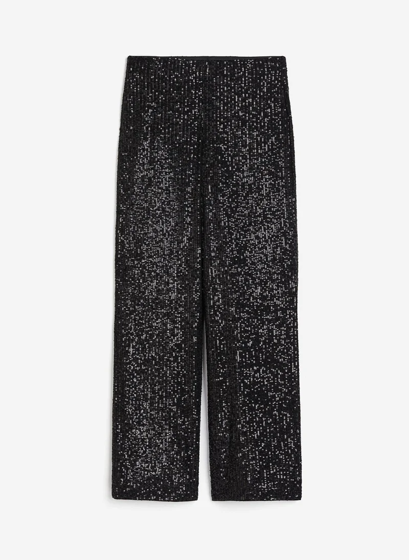 H&M Sequined Trousers