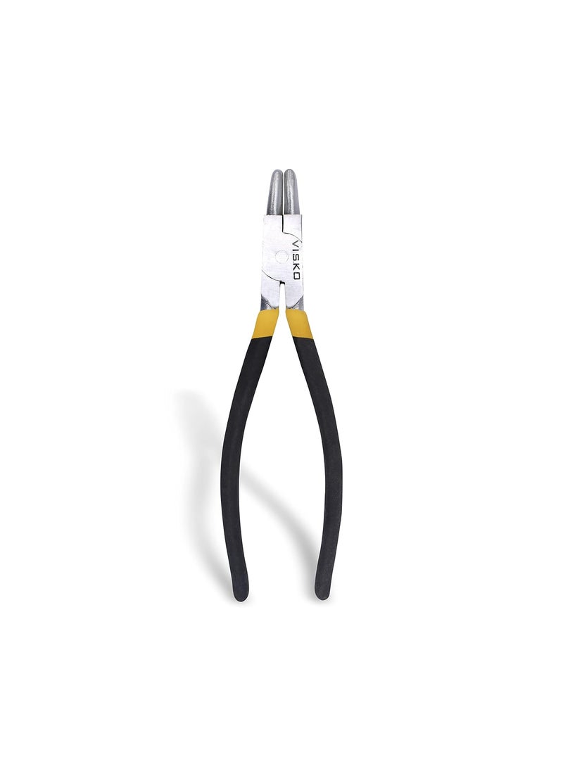 Visko Tools VISKO 211 12 CirClip Plier Internal Bend Cutting player Cutting plier Pliers Pliers for Home Player Tools Combination plier Pliers for electrical Work Black House Hold Equipment  - Image 1