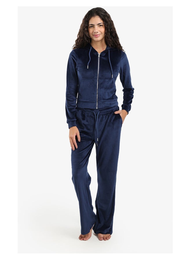 Carina Velvet Pajama Set - Image 1