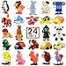 Laxdacee WindUp Toys 24 Pack Assorted Mini Toy for Kid Party Favors Pinata Goody Bag Filler Stocking Stuffers for Boy Girl Children Birthday Gifts Carnival Small Prizes Classroom Incentive Reward - Image 3