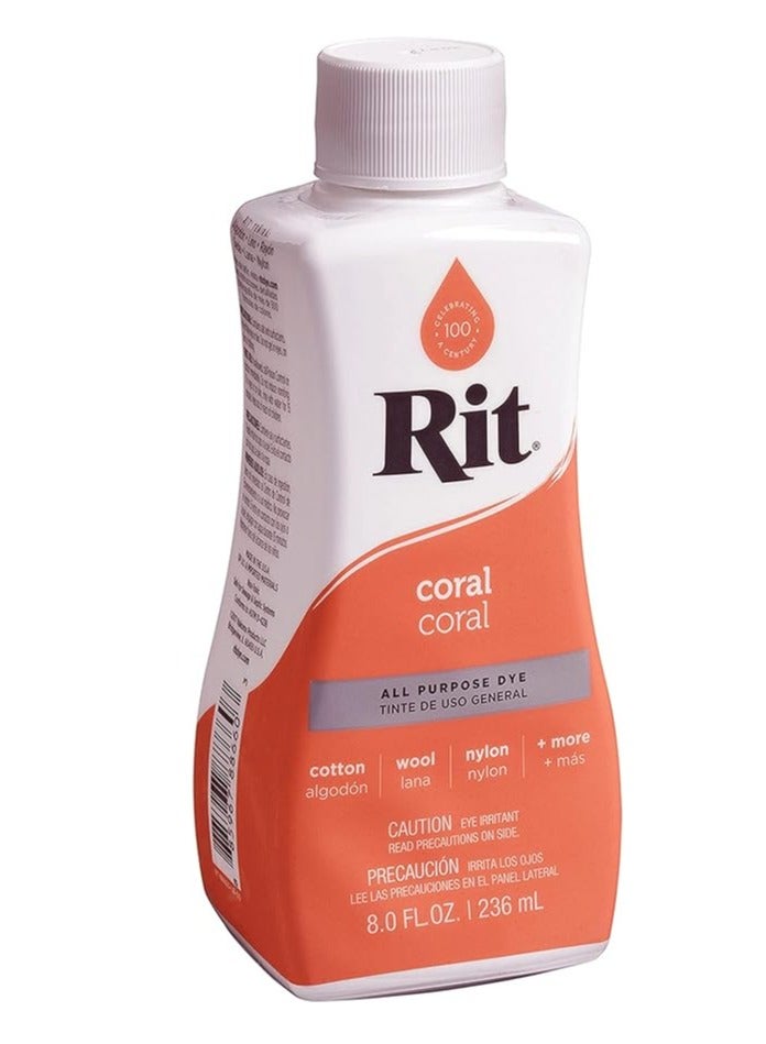Rit All-Purpose Liquid Dye, Coral - Image 3
