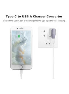 erorex 2 Pack 90 Degree USB C Female to USB Male Adapter, Type C to USB A Left and Right Angle Charger Converter, Suitable for Laptop/Mobile Phone/Tablet/PC  - Image 4