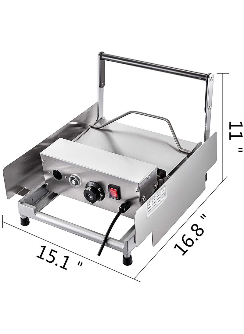 Generic Shoppers Hub PNQ Electric Commercial Heavy Duty SS Small 211 Burger Bun Toaster Hamburger Chicken Rolls Toaster for Ideal Use in Cafes Burger Joints Hotels Cloud Kitchens  - Image 3