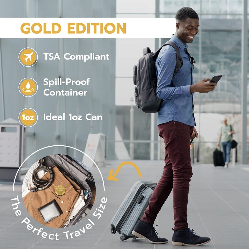 OCEAN VIEW DEEP WAVES POMADE, Gold Edition 360 Wave Grease, includes Wash and Style Brush for Men Moisturizes, Controls and Styles Black Hair - Image 3