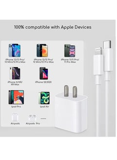 ELTRAZONE 20W PD Charger for iPhone Original 20W PD Fast Type C Wall Charger with Charging Compatible Compatible with iPhone13/13 Mini Pro Max/12 Pro Max/12 Mini/11 Pro Max/Xs Max/XR/X/8Plus,iPad  - Image 3