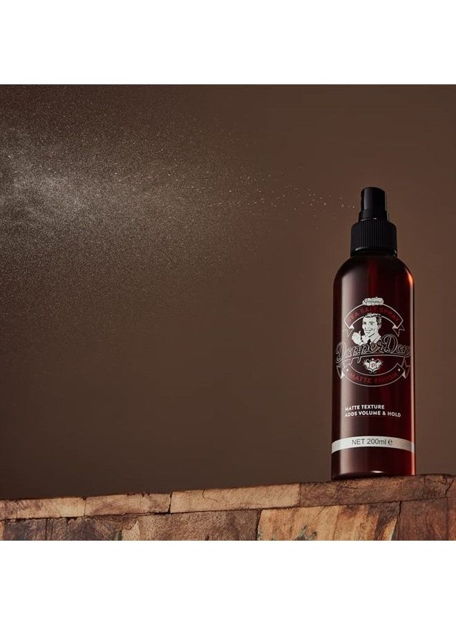 Dapper Dan Sea Salt Spray, Men's Texturising Hair Sea Salt Spray, Matte and Textured Finish, For Natural Looks or Thickness and Volume, Classic Sandalwood Scent, 1 x 200ml  - Image 4