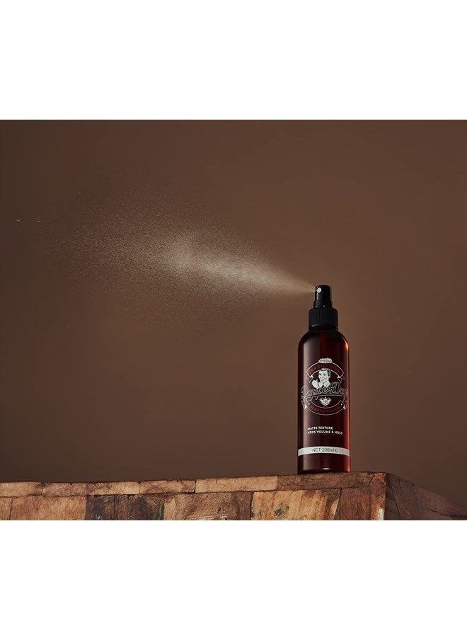 Dapper Dan Sea Salt Spray, Men's Texturising Hair Sea Salt Spray, Matte and Textured Finish, For Natural Looks or Thickness and Volume, Classic Sandalwood Scent, 1 x 200ml  - Image 5