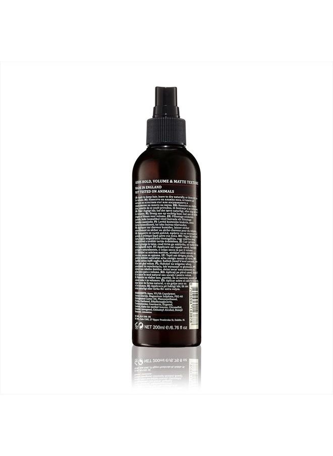 Dapper Dan Sea Salt Spray, Men's Texturising Hair Sea Salt Spray, Matte and Textured Finish, For Natural Looks or Thickness and Volume, Classic Sandalwood Scent, 1 x 200ml  - Image 2