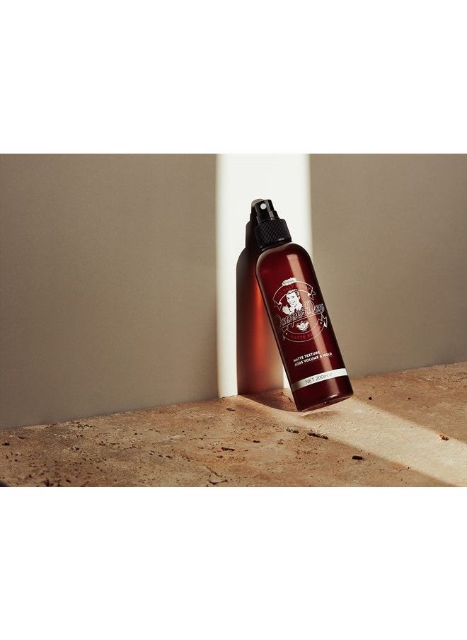 Dapper Dan Sea Salt Spray, Men's Texturising Hair Sea Salt Spray, Matte and Textured Finish, For Natural Looks or Thickness and Volume, Classic Sandalwood Scent, 1 x 200ml  - Image 3