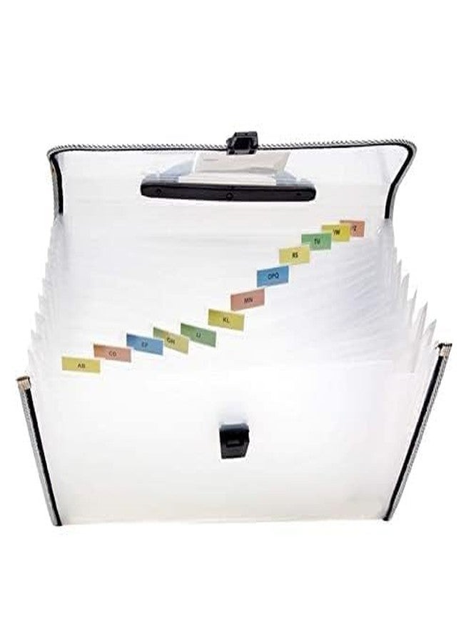 Rangwell Expanding File Folder with 12 Pockets with Handle and Buckle Closure for A4 Size Documents | Expanding File Organizer | Waterproof Accordian File Folder Filing Briefcase - Image 5
