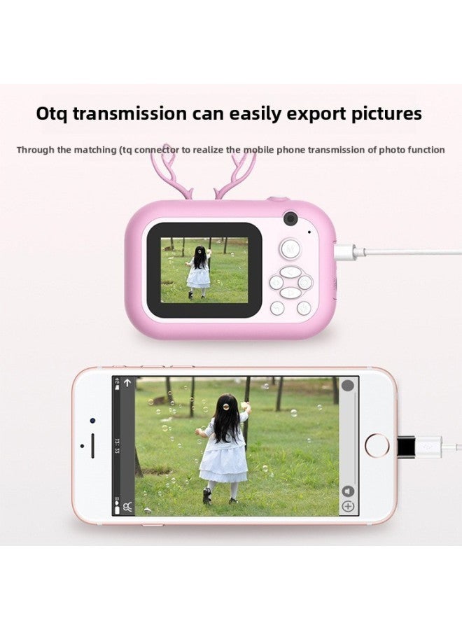 Generic Children's Camera 24 Million HD Dual-lens Video Mini Polaroid Camera-Color:32GB Memory Card  - Image 4