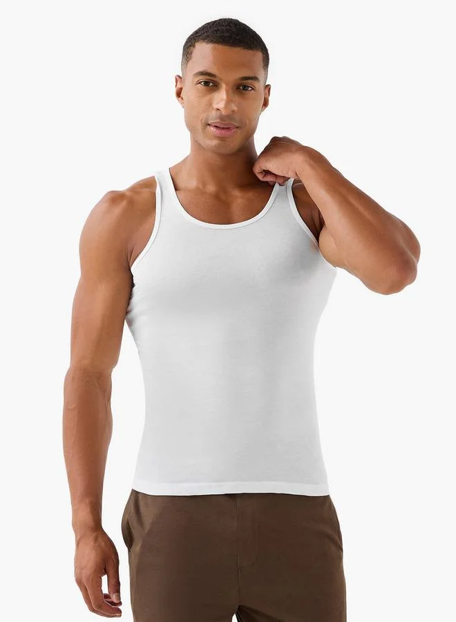 FAV Men Cotton Vests - Pack of 3