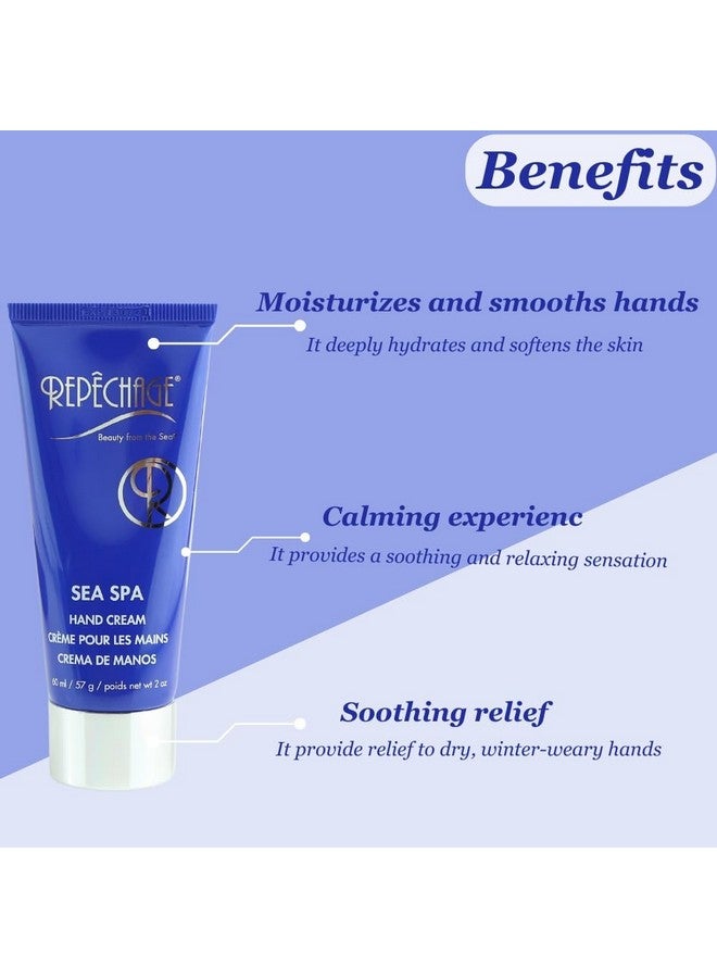 Repechage Sea Spa Hand Cream Instant Smooths and Moisturizes Dry, Cracked Hands Your Skin. Green Tea Extract Ultimate Hydration Help Soothe Yet Never Feel Sticky 60ml. - Image 5