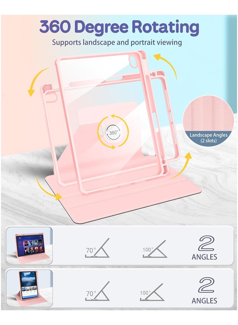 مناسب لحالة iPad الجيل العاشر 10.9 بوصة 2022 تصميم فتاة صغيرة لطيفة كرتونية كاواي لفتاة مراهقة أنثى، غطاء، قلم دوار بزاوية 360 درجة، نوم - Image 3