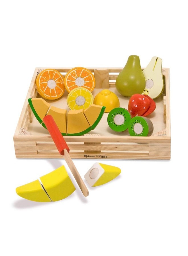 Melissa & Doug مجموعة ألعاب صندوق تقطيع الفواكه من ميليسا ودوج - Image 1