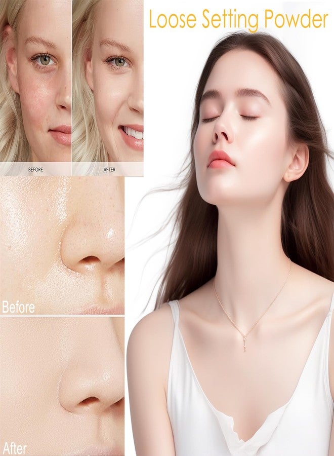 Deepmind Mineral Hair Sunscreen Setting Powder, SPF 35, Matte Oil Control Mineral Brush on Sunscreen Powder for Face & Scalp, Natural Loose Setting Face Powder, Lasting Lightweight Breathable (02# Medium, 8g) - Image 3