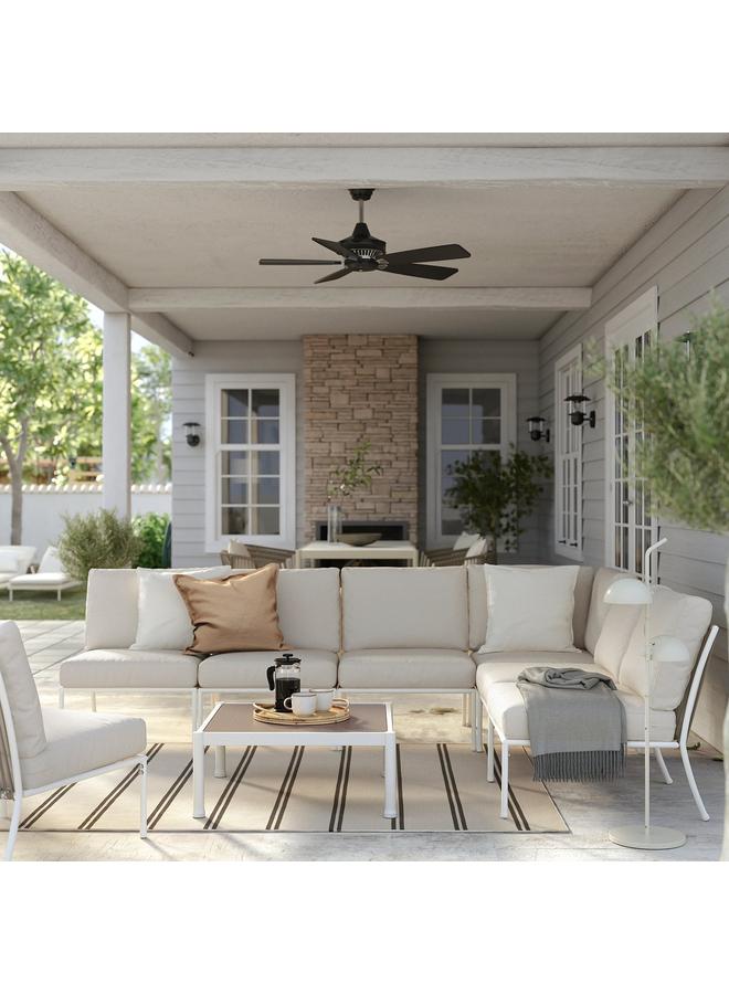 erorex Seat cushion, outdoor, beige, 62x62 cm - Image 3