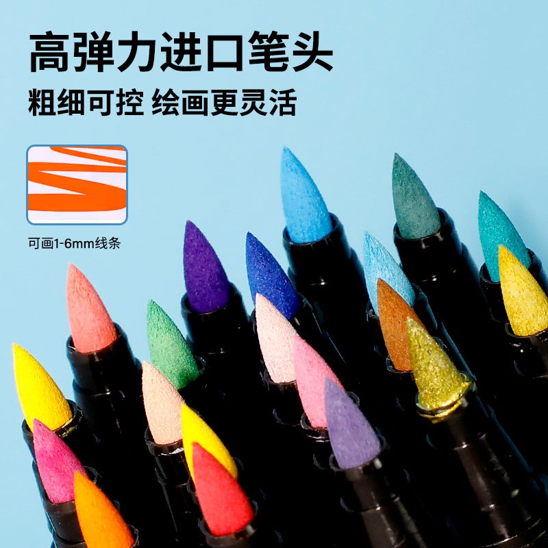 Someiqi Acrylic Marker Set – 12 Color Soft-Head Graffiti Pens for DIY and Ceramic Art - Image 4