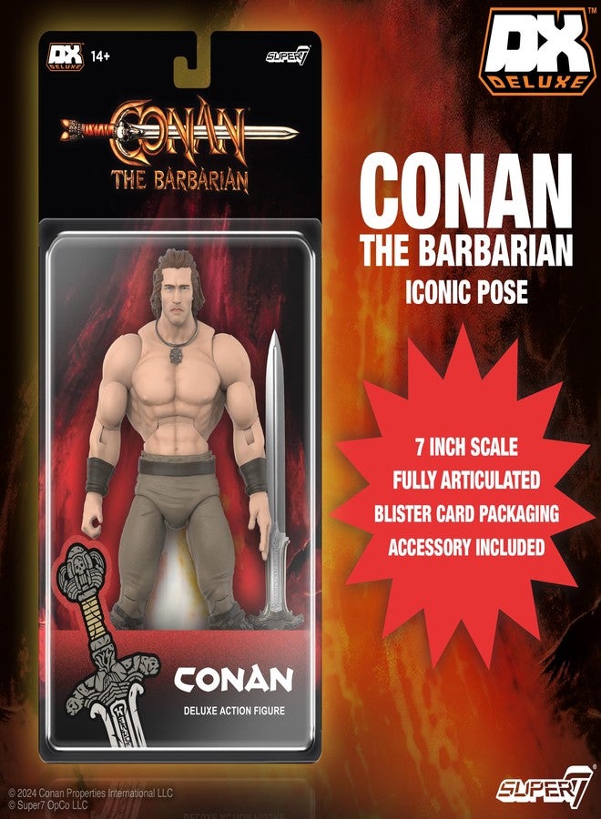 Super7 Conan The Barbarian Deluxe - Conan (Iconic Pose) Action Figure - Image 5