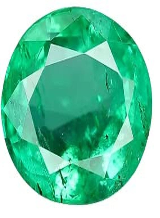 Stone Jewels 7.75 Carat Emerald Pachu Stone Colombia High Rated Panna Gemstone by IGL Lab Certified for Unisex - Image 1