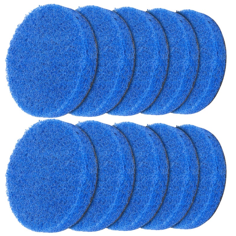 MRSIGA NonScratch Pad Refills for Electric Spin Scrubber 10 Pack