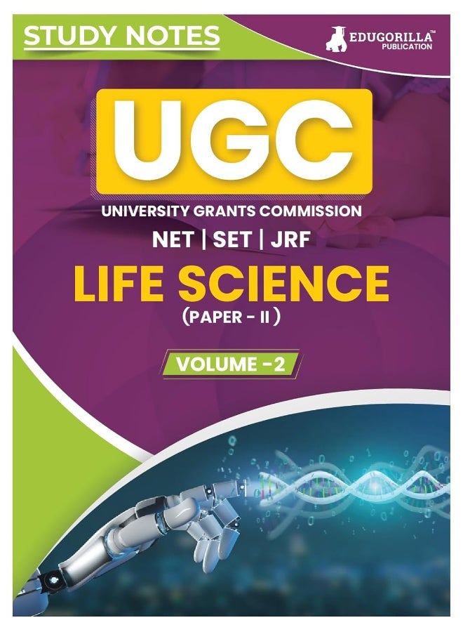 UGC NET Paper II Life Science (Vol 2) Topic-wise Notes (English Edition) | A Complete Preparation Study Notes to Ace Your Exams  - Image 1