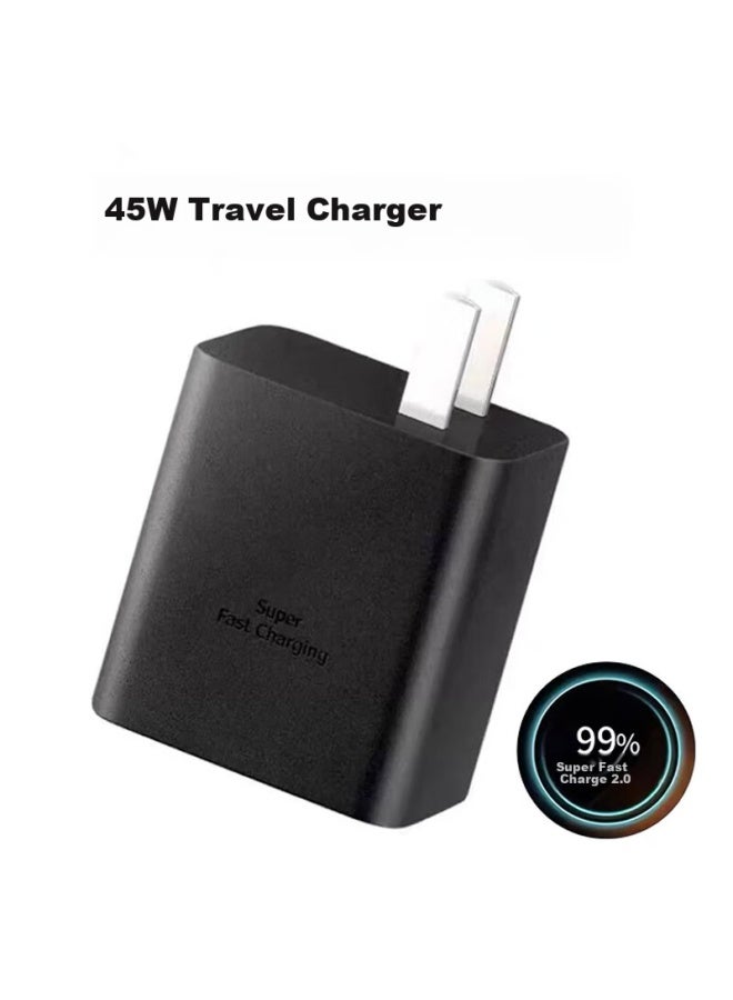 Jowoye 45W Super Fast Charging Adapter For Samsung Phones, Compatible With S22+, S24 Ultra, Fold5, S23U, S25+, Tabs8, S9, Tablets, Type-C Ultra-Fast Charging Plug - Image 4