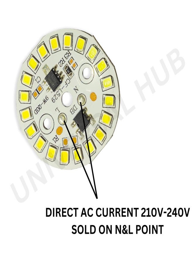 UNIVERSAL HUB 9W Dob 5Pcs Direct On Board High Brightness Led Light For Bedroom,Kitchen,Bathroom Etc, B22D, COOL White Bulb - Image 5