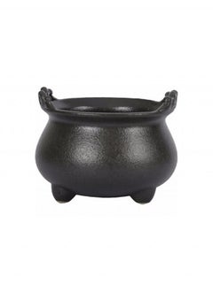 Y&D Rustic Quaint Ceramic Incense Burner Black 8.5X6.5centimeter  - Image 2