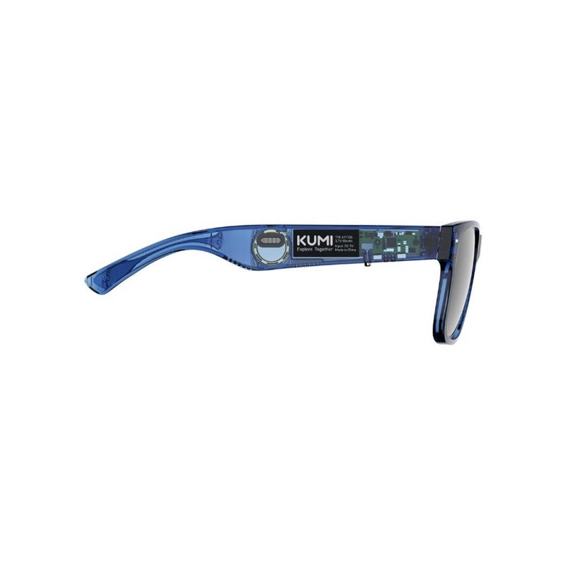 Meta V1 Smart Audio Glasses with TR90 Frame, Dual Speakers, AI Voice Assistant, Magnetic Charging, Waterproof IPX4 Blue - Image 2