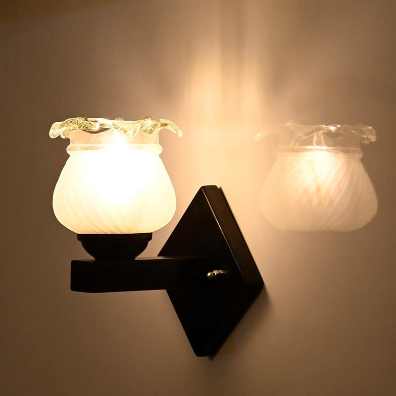 Mahganya Mahganya Industries Designer Home Decorative Wall lamp for Living RoomDecorative Light for Indoor Application Without Bulb Wall Light Item 1 Lamp 2 Corded Electric - Image 1