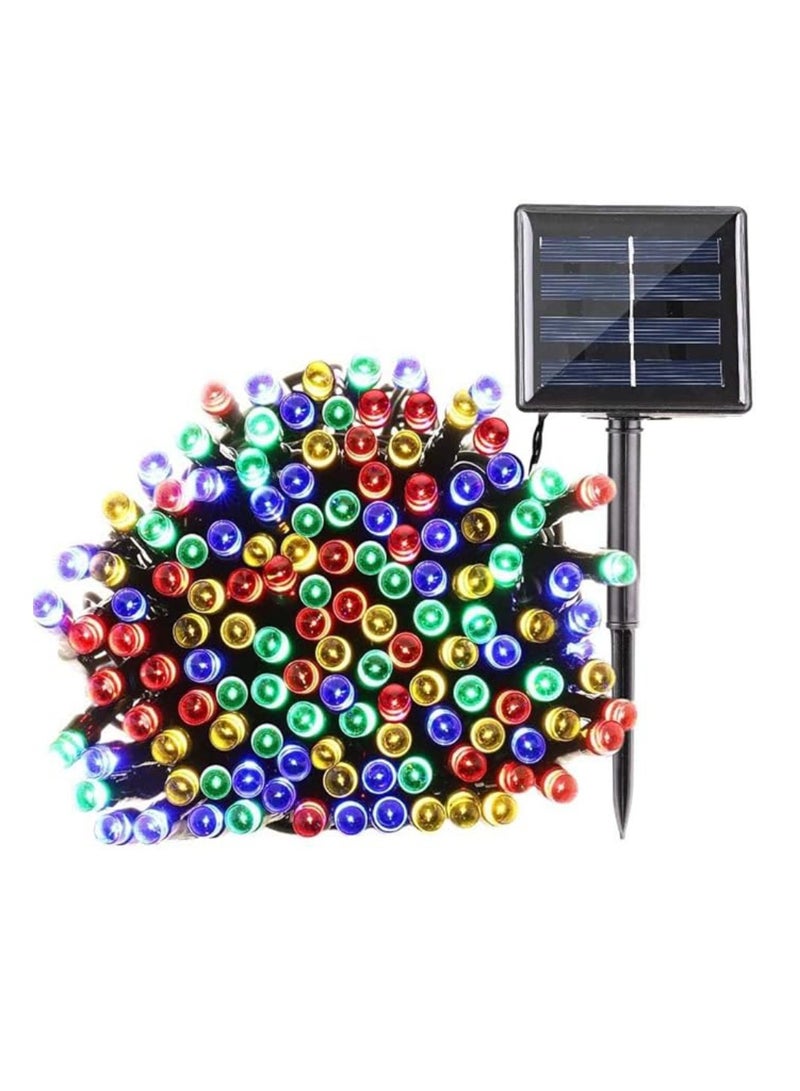 Yuwell Solar Powered Fairy String Lights Multicolor 10 Meter 100 LED 8 Modes Solar Outdoor Light For Home And Outdoor Decoration  - Image 1
