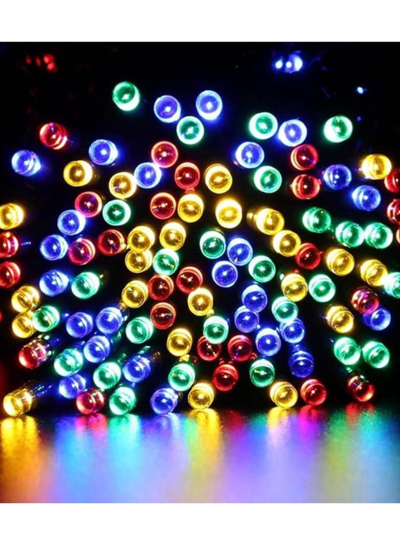 Yuwell Solar Powered Fairy String Lights Multicolor 10 Meter 100 LED 8 Modes Solar Outdoor Light For Home And Outdoor Decoration  - Image 2