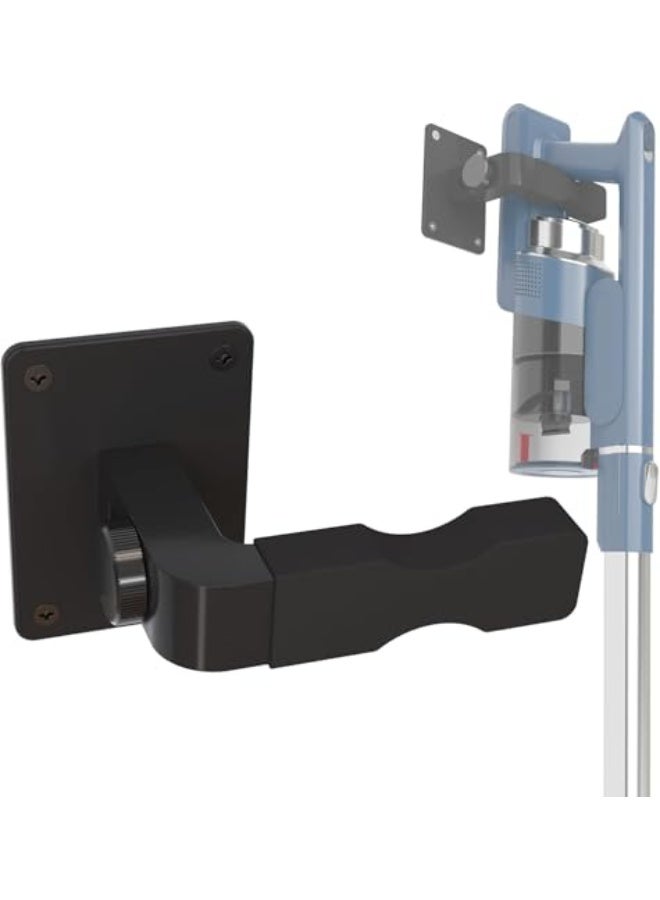 Luckam Wall Mount for Vacuum, Flexible and Sturdy Wall Holders, Adjustable Easy to Install Holder Compatible with Dy-son V7, V8, V10, V11, V12, V15, Cordless Vacuum (Black) - Image 2