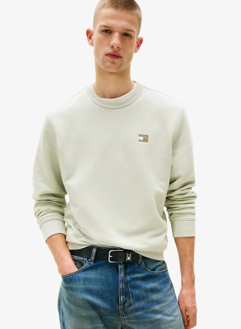 TOMMY JEANS Logo Regular Fit Pullover Sweatshirt
