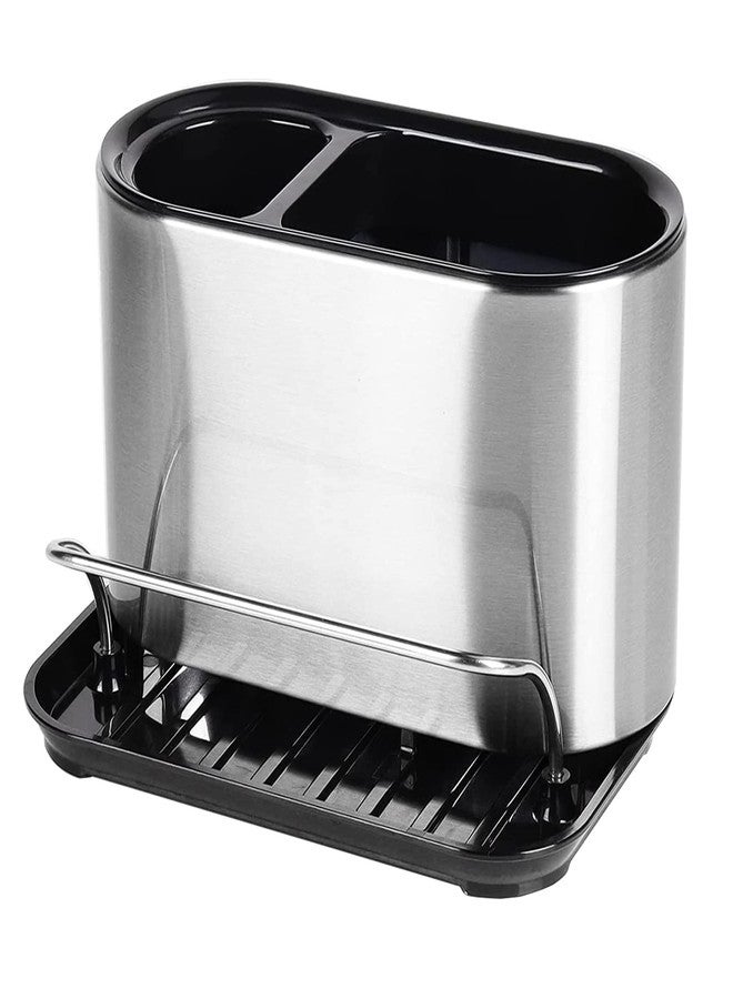 WSKC Sink Sponge Holder, Stainless Steel Sink Caddy for Holding Cleaning Brush for Household use, Dish Brush Holder Drains Water for Kitchen - Image 1