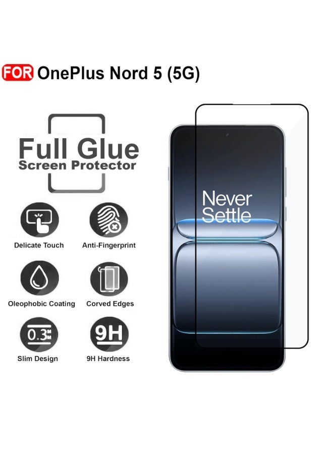 Screen Protector for Oneplus 15R / OnePlus Nord 5 5G  Tempered Glass Screen Protector Edge to Edge Glass Anti Fingerprint 3D Scratch Proof Screen Glass - Image 4