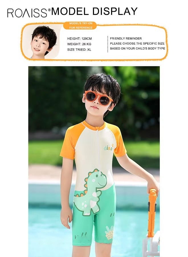 roaiss Coach Recommendation Quick Drying Swimwear for Kids Professional Training Sun Protection One Piece Swimsuit Childrens Cartoon Pattern Swimming Set with High Quality Fabric Protects Skin - Image 3