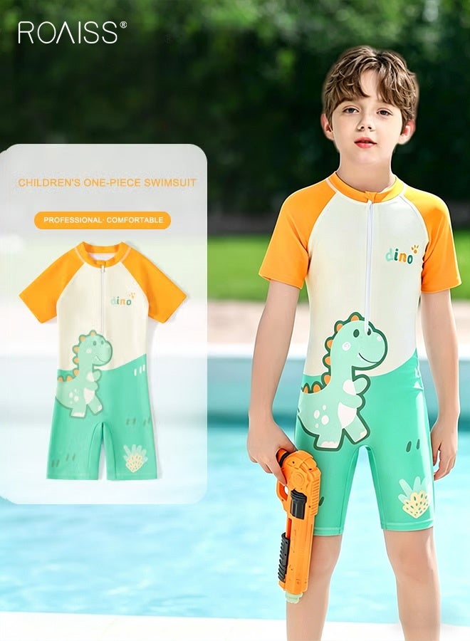 roaiss Coach Recommendation Quick Drying Swimwear for Kids Professional Training Sun Protection One Piece Swimsuit Childrens Cartoon Pattern Swimming Set with High Quality Fabric Protects Skin - Image 1