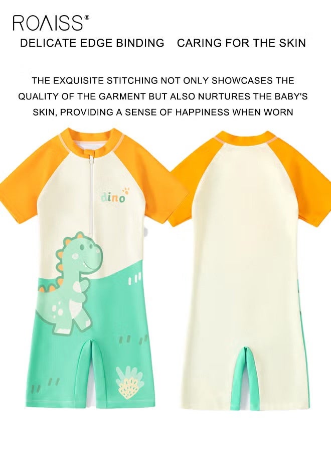 roaiss Coach Recommendation Quick Drying Swimwear for Kids Professional Training Sun Protection One Piece Swimsuit Childrens Cartoon Pattern Swimming Set with High Quality Fabric Protects Skin - Image 4