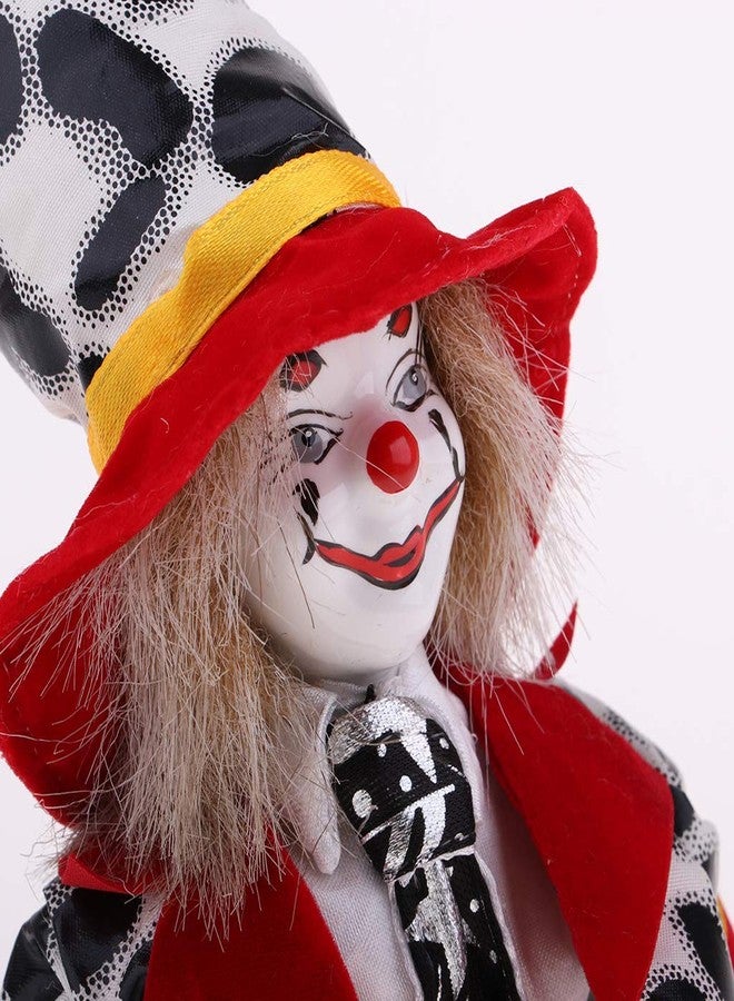 KODORIA Clown Doll Clown Figure Doll Halloween Ornaments Home Table Desk Top Decor - #2 - Image 5